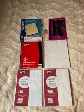 School Office Supplies Paper Notebook Oxford Hilroy Dixon Staples Most New